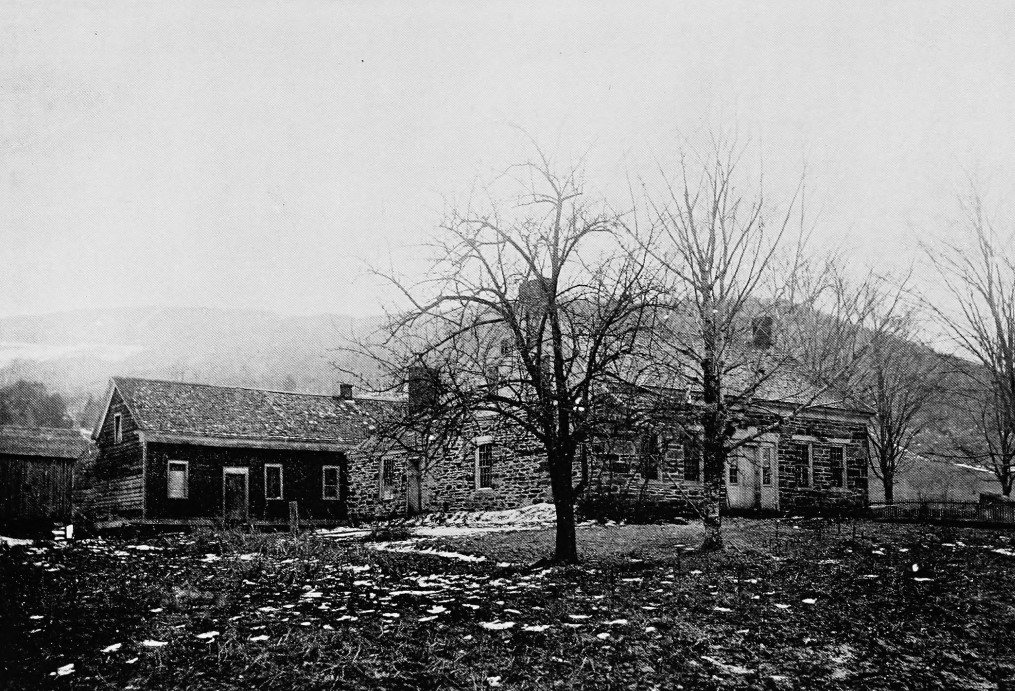 Photo of stone house built by Edward L More