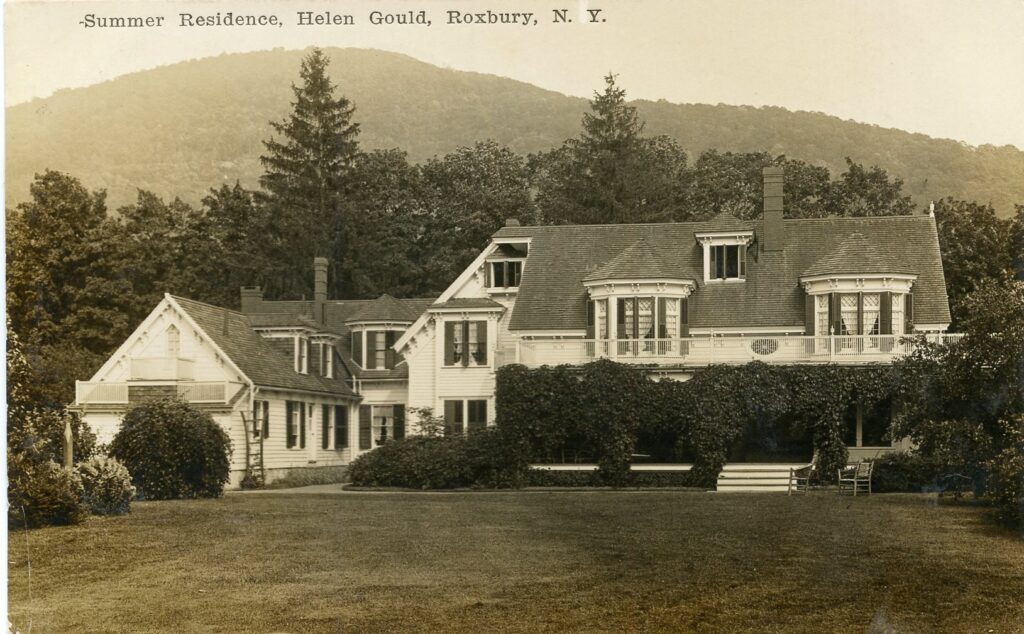 Photo of Kirkside Mansion, in Roxbury NY.